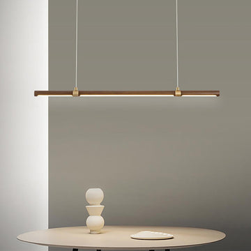 1-Light Kitchen Island Light Modern Linear LED Pendant Light